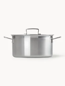 Online LE CREUSET Marmite en acier inoxydable 3 plis avec couvercle Move