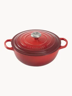 Outlet LE CREUSET Marmite en fonte émaillée Signature Collection Tons rouges, argenté