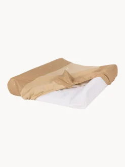 Outlet Nobodinoz Matelas à langer en coton bio Zen Brun clair, blanc