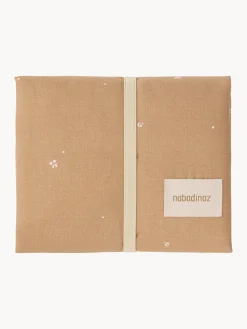 Discount Nobodinoz Matelas à langer en coton bio Stories Brun clair, beige clair