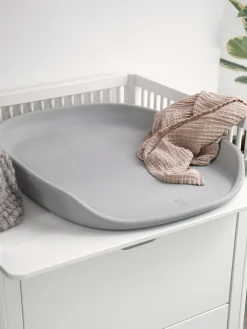 New Sebra Matelas à langer Pusle Pur Gris clair