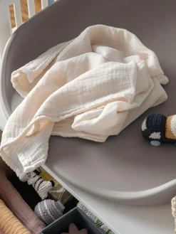 Hot Sebra Matelas à langer Pusle Pur Grège