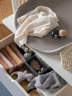 Hot Sebra Matelas à langer Pusle Pur Grège