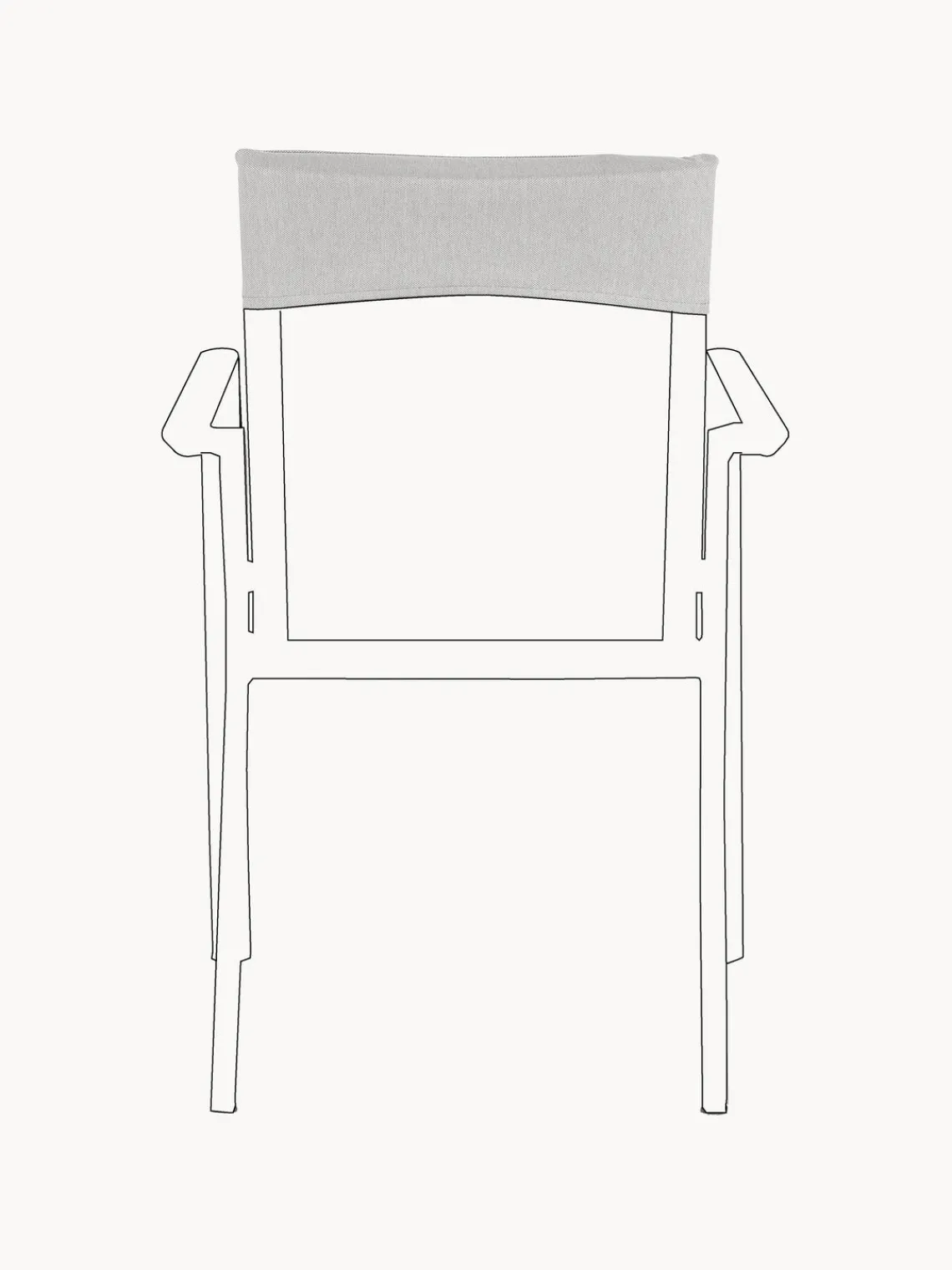 Outlet Bizzotto Matelas de chaise d'extérieur Konnor