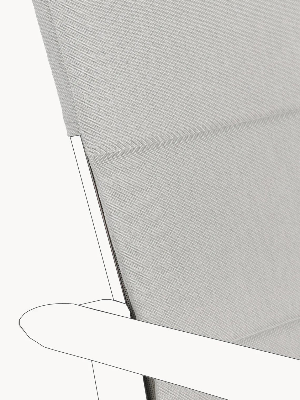 Outlet Bizzotto Matelas de chaise d'extérieur Konnor