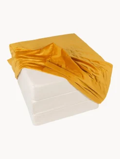 Sale Nobodinoz Matelas en velours Sleepover Jaune moutarde