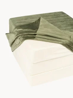 Outlet Nobodinoz Matelas en velours Sleepover Vert olive