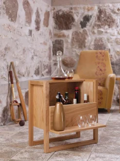 Sale Woodman Mini bar bois de chêne NewEst