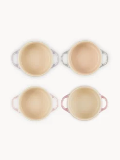 Sale LE CREUSET Mini-cocottes Cocotte Mini, 4 élém. Tons roses et gris, noir