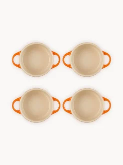 Online LE CREUSET Mini-cocottes Cocotte Mini, 4 pièces Orangé, noir