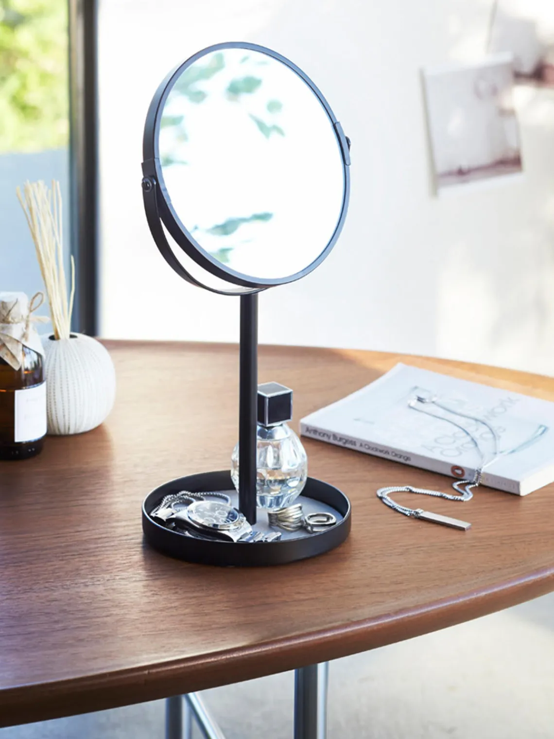 Outlet Yamazaki Miroir de salle de bain Tower