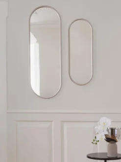 Fashion AYTM Miroir mural oval Angui Beige clair