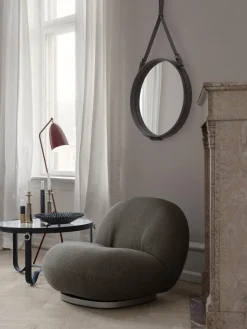 Outlet GUBI Miroir mural rond Adnet, tailles variées Noir