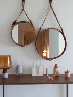 Discount GUBI Miroir mural rond Adnet, tailles variées
