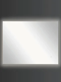 Clearance Vanita&Casa Miroir mural sans cadre avec éclairage LED Galaxy, tailles variées