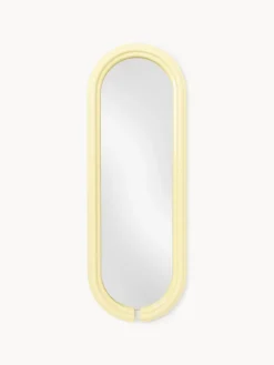 Clearance Westwing Collection Miroir ovale pleine longueur Mael Jaune