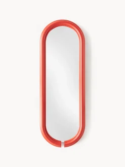 Clearance Westwing Collection Miroir ovale pleine longueur Mael Rouge corail