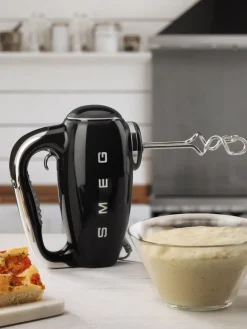 Sale Smeg Mixeur à main 50's Style Noir, haute brillance