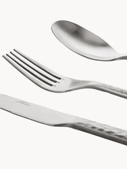 Outlet Broste Copenhagen Ménagère avec manche martelé Hune, 4 personnes (16 élém.)