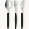 New Gense Ménagère brossée mate Focus de Luxe, 4 personnes (12 élém.)