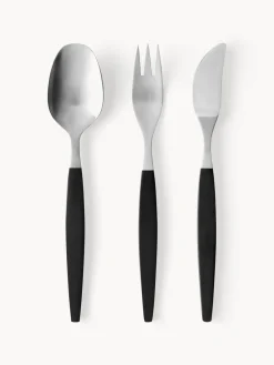 New Gense Ménagère brossée mate Focus de Luxe, 4 personnes (12 élém.)