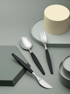 New Gense Ménagère brossée mate Focus de Luxe, 4 personnes (12 élém.)