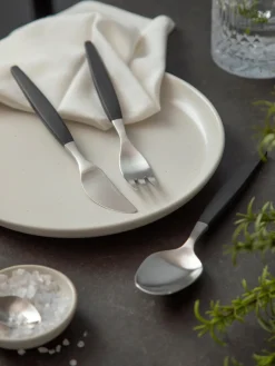 New Gense Ménagère brossée mate Focus de Luxe, 4 personnes (12 élém.)