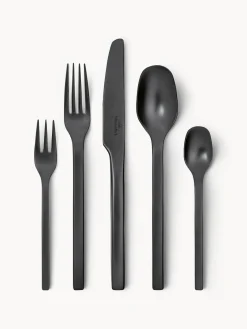 Sale Villeroy & Boch Ménagère brossée mate Manufacture Rock, 4 personnes (20 élém.)