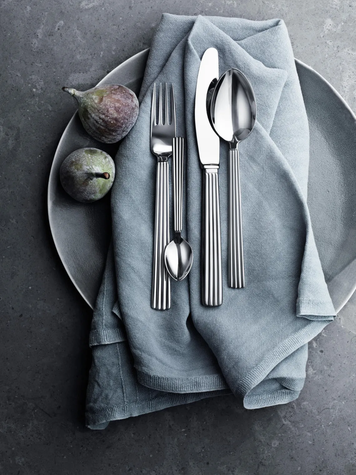 Outlet GEORG JENSEN Ménagère en acier inoxydable poli Bernadotte, tailles variées