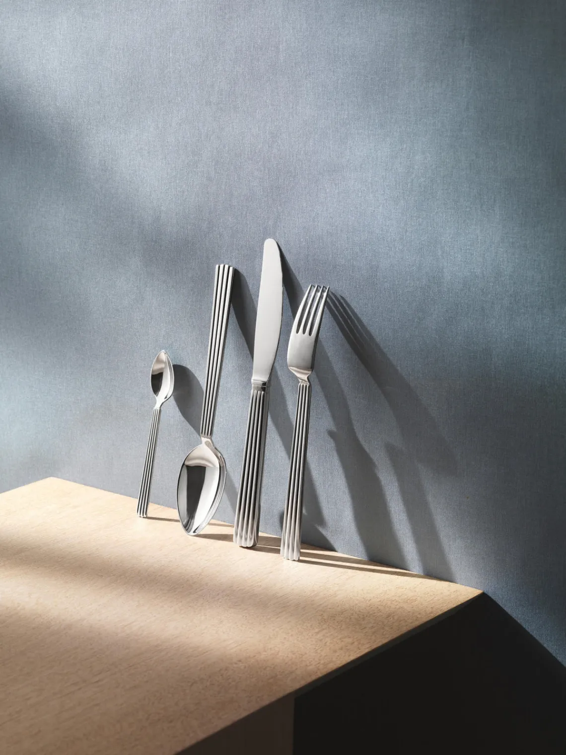 Outlet GEORG JENSEN Ménagère en acier inoxydable poli Bernadotte, tailles variées