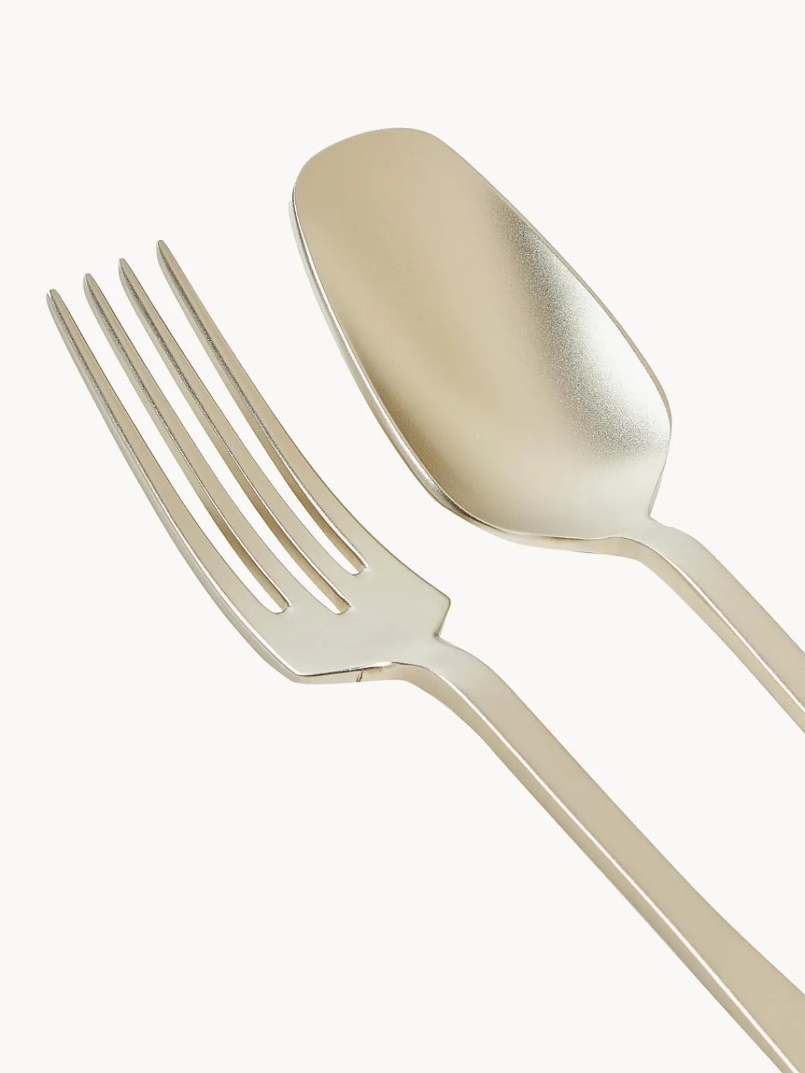 Sale knIndustrie Ménagère en acier inoxydable Zest, 6 personnes (24 élém.) Argenté, mat, ton champagne