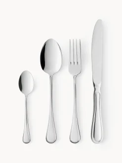 Clearance Gense Ménagère polie avec manches martelés Oxford, 4 personnes (16 élém.)