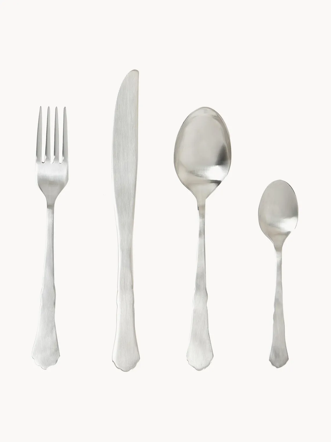 Sale knIndustrie Ménagère satinée 700, 6 personnes (24 élém.)
