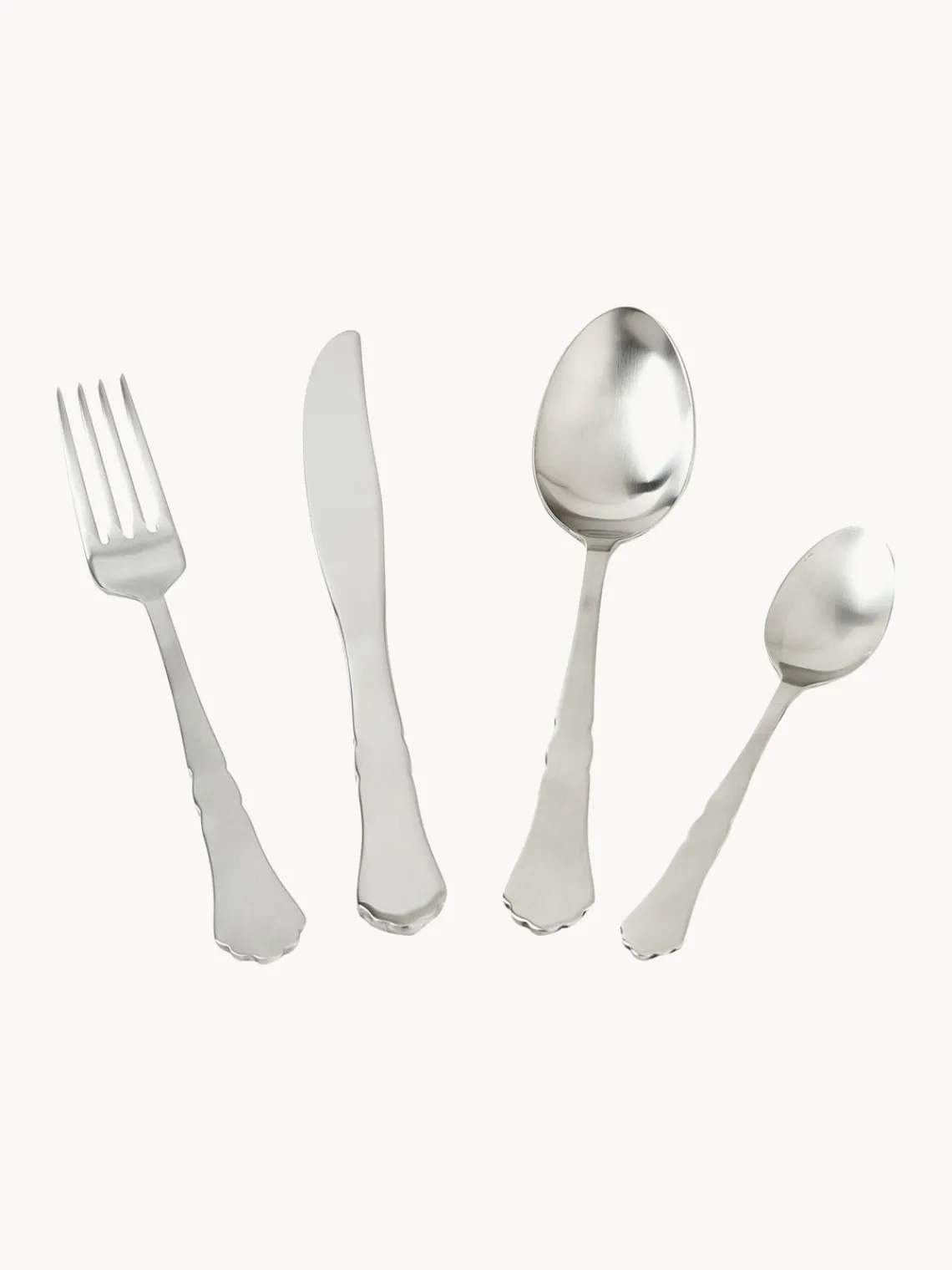Sale knIndustrie Ménagère satinée 700, 6 personnes (24 élém.)