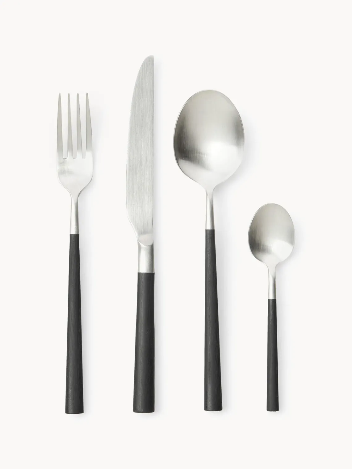 New knIndustrie Ménagère satinée 801, 6 personnes (24 élém.)