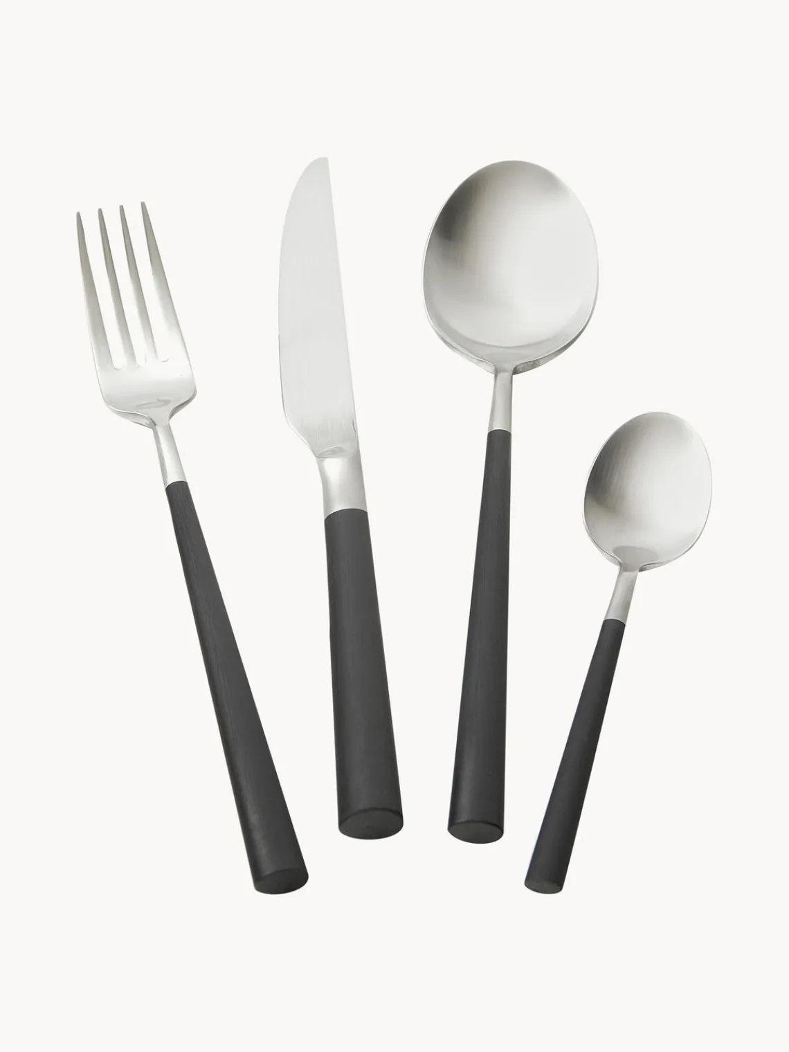 New knIndustrie Ménagère satinée 801, 6 personnes (24 élém.)