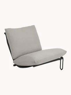 Best Brafab Module supplémentaire pour fauteuil modulaire avec structure métallique Blixt Tissu grège, cadre noir