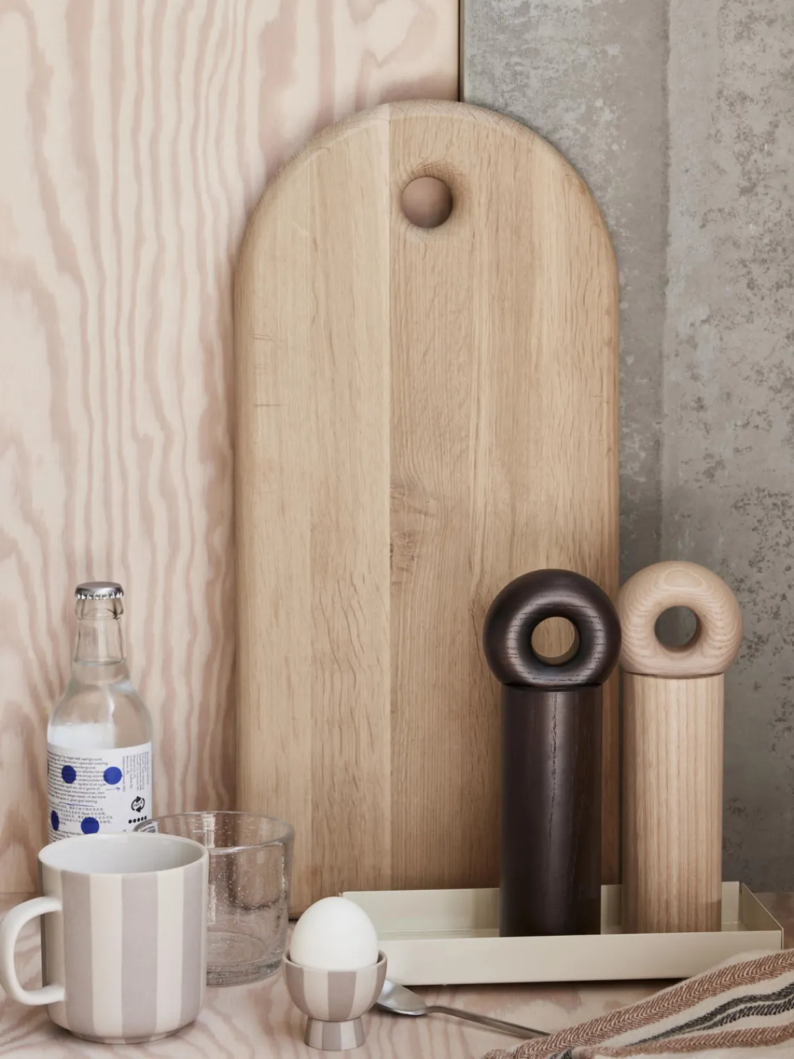 Discount Oyoy Living Design Moulin à épices Hoop Mill Frêne clair laqué