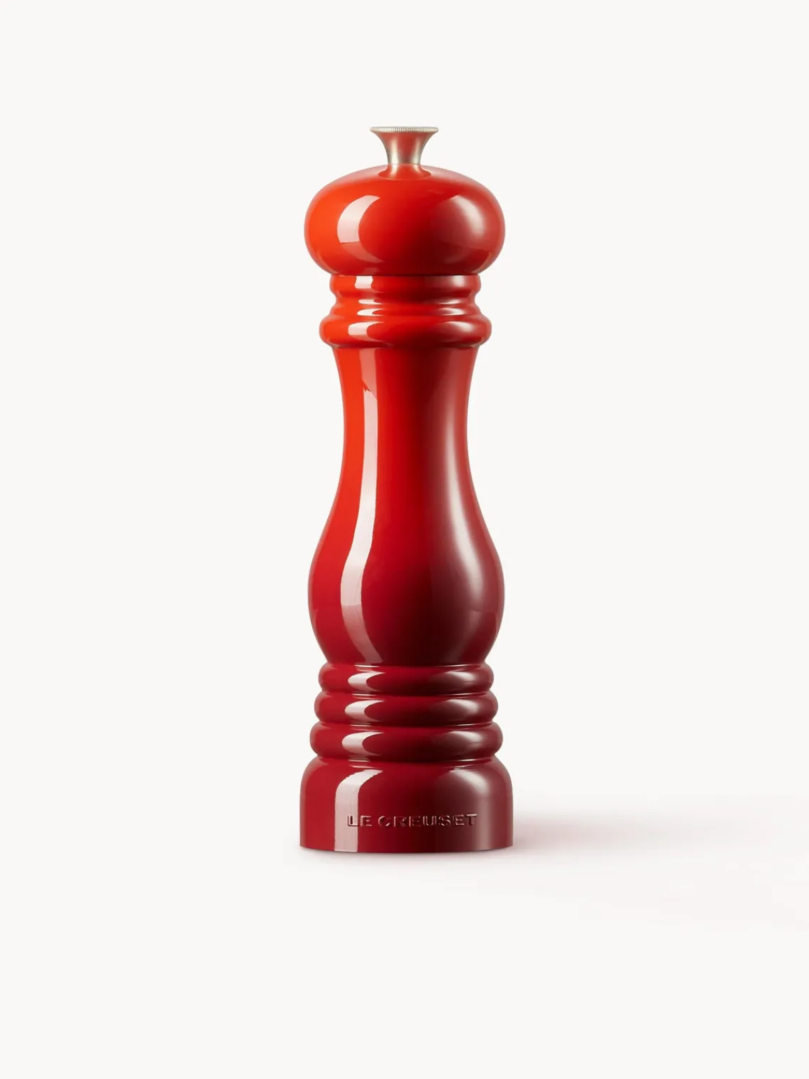 Sale LE CREUSET Moulin à poivre avec broyeur en céramique Creuset Tons rouges haute brillance, argenté