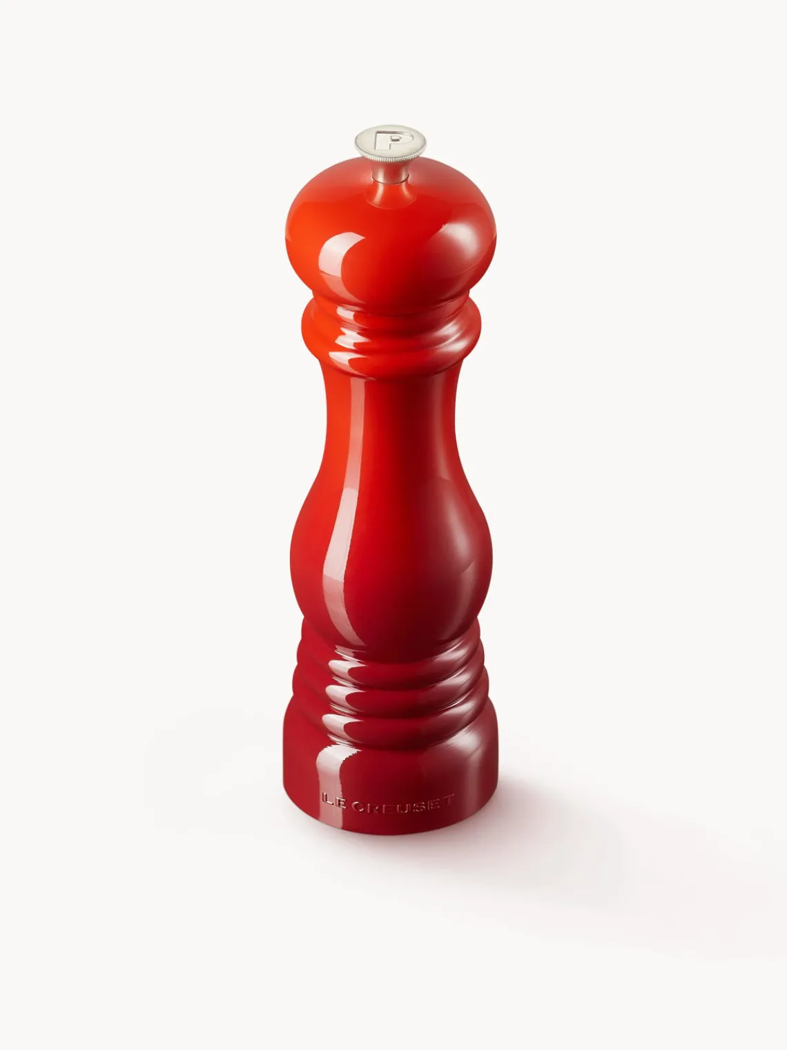 Sale LE CREUSET Moulin à poivre avec broyeur en céramique Creuset Tons rouges haute brillance, argenté