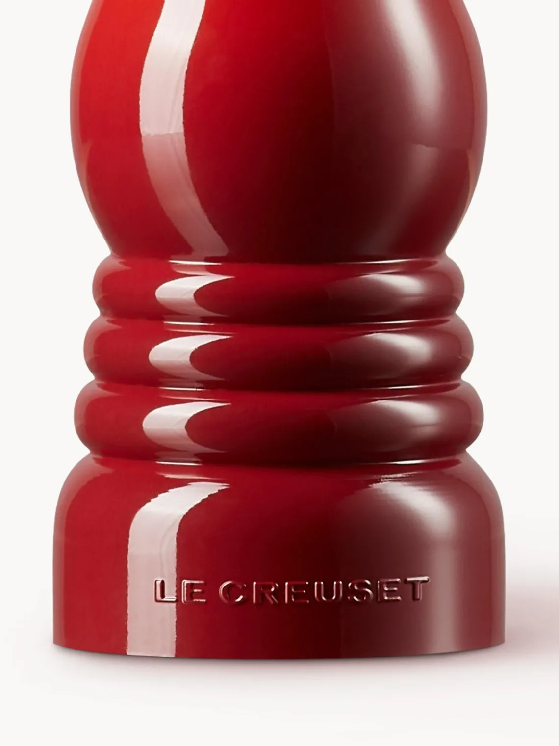 Sale LE CREUSET Moulin à poivre avec broyeur en céramique Creuset Tons rouges haute brillance, argenté