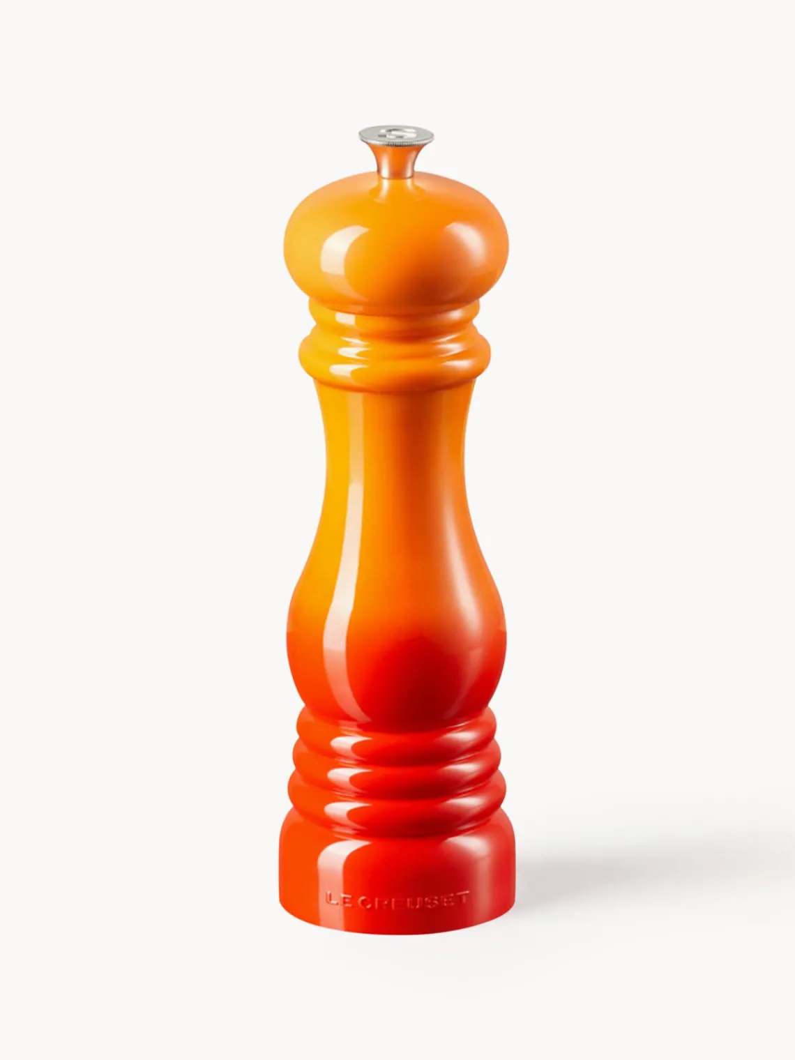 Clearance LE CREUSET Moulin à sel avec broyeur en céramique Creuset Rouge, orange, haute brillance