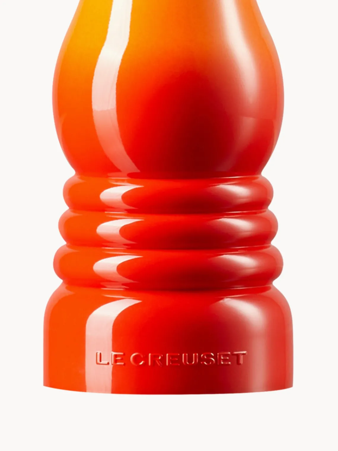 Clearance LE CREUSET Moulin à sel avec broyeur en céramique Creuset Rouge, orange, haute brillance