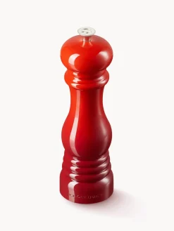 Hot LE CREUSET Moulin à sel avec broyeur en céramique Creuset Tons rouges haute brillance, argenté