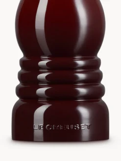 New LE CREUSET Moulin à sel avec broyeur en céramique Creuset Lie de vin haute brillance, doré