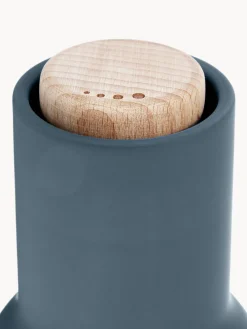 New Audo Copenhagen Moulin à sel et à poivre design avec couvercle en hêtre Bottle Grinder, 2 élém. Bleu foncé, bleu ciel, bois de hêtre