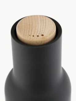 Hot Audo Copenhagen Moulin à sel et à poivre design avec couvercle en hêtre Bottle Grinder, 2 élém. Anthracite, blanc, bois de hêtre