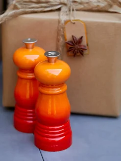 Online LE CREUSET Moulins à sel et à poivre avec broyeur en céramique Creuset, 2 élém. Orangé haute brillance, argenté