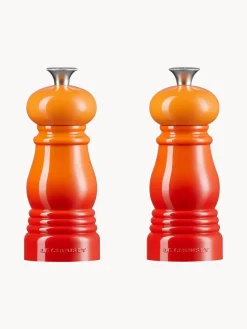 Online LE CREUSET Moulins à sel et à poivre avec broyeur en céramique Creuset, 2 élém. Orangé haute brillance, argenté