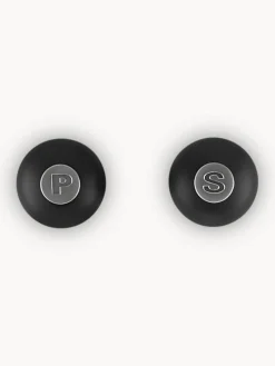 Clearance LE CREUSET Moulins à sel et à poivre avec broyeur en céramique Creuset, 2 élém. Noir mat, argenté